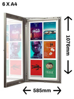 SlimLock Key Lockable Pin Notice Boards