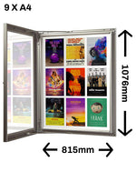 SlimLock Key Lockable Pin Notice Boards