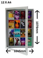 SlimLock Key Lockable Magnetic Notice Boards