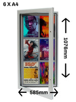 SlimLock Key Lockable Magnetic Notice Boards