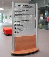 Communicator Mall Display Stand