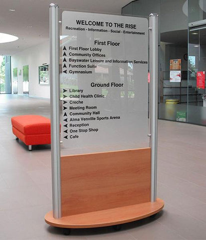 Communicator Mall Display Stand