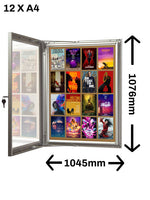 SlimLock Key Lockable Cork Notice Boards