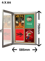 SlimLock Key Lockable Cork Notice Boards