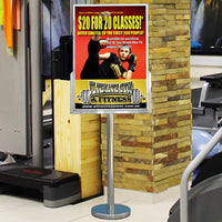 Stainless Steel Poster Stand